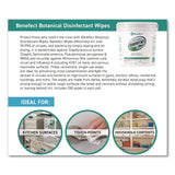 Benefect® Benefect® Botanical Disinfectant Wipes, 6 x 7, Light Lemon and Thyme, 250/Bucket (BEF20376) Each