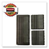 Rubbermaid® Commercial Utility Cart Replacement Parts, Panel Kit for FG409300BLA, FG409500BLA, FG9T3500BLA, FG9T3400BLA, FG9T4100BLA, Plastic, Black (SGSFG4093L1BLA) Each