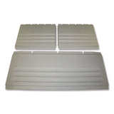 Rubbermaid® Commercial Utility Cart Replacement Parts, Panel Kit, For Rubbermaid FG4092, FG4093, FG4094, Plastic, Gray (SGSFG4093L1GRAY) Each