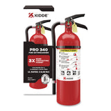Kidde Pro-5MP Series Fire Extinguisher, with Bracket/Metal Strap, 3-A, 40-B:C, 5.5 lbs (KID21032143) Each