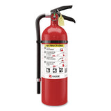 Kidde Pro-5MP Series Fire Extinguisher, with Bracket/Metal Strap, 3-A, 40-B:C, 5.5 lbs (KID21032143) Each