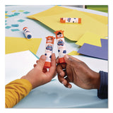 Elmer's® BlooStick Buddies and Disappearing Purple Glue Stick Combo Pack, 0.21 oz, Dries Clear, 12/Pack (SAN2213736) Pack of 12