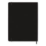 Moleskine Classic Colored Hardcover Notebook, Narrow Rule, Black, 10 x 7.5, 192 Sheets (HBGQP090) Each
