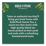 Gold Peak Zero Sugar Sweet Tea, 18.5 oz Bottle,12/Carton (GPT24343772) Case of 12