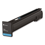 Lexmark™ 79L1HC0 Extra High-Yield Toner, 46,900 Page-Yield, Cyan (LEX79L1HC0) Each