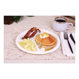 SCT® ChampWare Molded Fiber Tableware, 3-Compartment Plate, 10" dia, White, 125/Sleeve, 4 Sleeves/Carton (SCH18163WPF) Case of 500