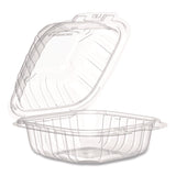 Dart® Microwaveable Hinged Containers, 6.31 x 6.31 x 3, Clear, Plastic, 300/Carton (DCC60PPHT1) Case of 300