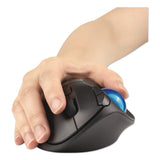 Kensington® Pro Fit Ergo TB450 Trackball, 2.4 GHz Frequency/6 ft Wireless Range, Right Hand Use, Black (KMW72194) Each