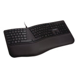 Kensington® Pro Fit Ergo Wired Keyboard, Black (KMW75400) Each