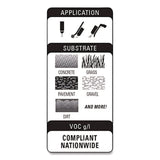 Rust-Oleum® Industrial Choice M1400 System Water-Based Construction Marking Paint, Flat High Vis Yellow, 17 oz Aerosol Can, 12/Carton (RST264695) Case of 12