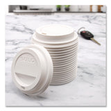 Solo Traveler Cappuccino Style Dome Lid, Fits 10 oz to 24 oz Hot Cups, White, 95 Lids/Sleeve, 10 Sleeves/Carton (SCCTLP316PPR) Case of 950