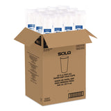 Solo Double Sided Poly (DSP) Paper Cold Cups, 28 oz to 32 oz, White, 40 Cups/Sleeve, 12 Sleeves/Carton (SCCRNP32P2050) Case of 480