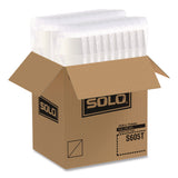 Solo Double Poly Paper Food Containers, 5 oz, 3.38" Diameter x 2.01"h, White, Paper, 1,000/Carton (SCCS605T02050) Case of 1000