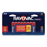 Rayovac® Fusion Performance, Alkaline AA Batteries, 16/Pack (RAY81516LTFUS) Pack of 16