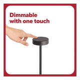 TRU RED™ LED Desk Lamp, Candlestick Neck, 13.5" High, Black (TUDTR61984) Each