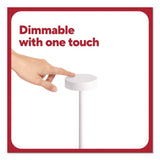 TRU RED™ LED Desk Lamp, Candlestick Neck, 13.5" High, White (TUDTR61986) Each