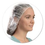 AMBITEX BC Series Bouffant Caps, 24", White, 1,000/Carton (TXIBC241000) Case of 1000