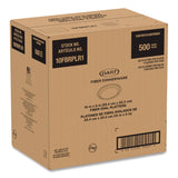 Dart® Compostable Molded Fiber Dinnerware, Platter, 10" Diameter, Natural, 500/Carton (DCC10FBRPLR1) Case of 500