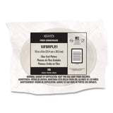 Dart® Compostable Molded Fiber Dinnerware, Platter, 10" Diameter, Natural, 500/Carton (DCC10FBRPLR1) Case of 500