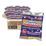 Great Western Products Premium America Popcorn, Butter, 8 oz Pack, 36/Carton (GWEGRE00016) Case of 36