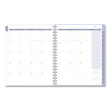 Cambridge® Dewdrop Academic Weekly Monthly Planner, Watercolor Floral, Blue/Gray/Purple Cover, 12-Month (July to June): 2025 to 2026 (AAG1742905A) Each