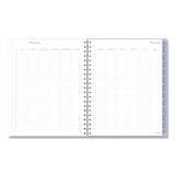 Cambridge® Dewdrop Academic Weekly Monthly Planner, Watercolor Floral, Blue/Gray/Purple Cover, 12-Month (July to June): 2025 to 2026 (AAG1742905A) Each