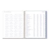 Cambridge® Dewdrop Academic Weekly Monthly Planner, Watercolor Floral, Blue/Gray/Purple Cover, 12-Month (July to June): 2025 to 2026 (AAG1742905A) Each