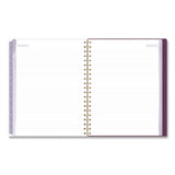Cambridge® Leah Bisch Petite Floral Academic Weekly Monthly Planner, 11 x 8.5, Purple/Green Cover, 12-Month (July to June): 2025 to 2026 (AAGLB38905A) Each