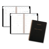 AT-A-GLANCE® Signature Lite Academic Weekly Monthly Planners, 8 x 5, Black Cover, 12-Month (July to June): 2025 to 2026 (AAGYP20LA05) Each