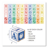 Bankers Box® At Play 123 ABC Learning Blocks, Corrugated Board, Assorted, 50/Pack (FEL100016408) Each