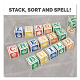 Bankers Box® At Play 123 ABC Learning Blocks, Corrugated Board, Assorted, 50/Pack (FEL100016408) Each