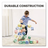 Bankers Box® At Play 123 ABC Learning Blocks, Corrugated Board, Assorted, 50/Pack (FEL100016408) Each