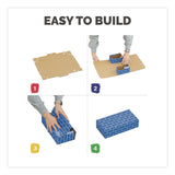 Bankers Box® At Play Cardboard Building Block, Corrugated Board, Assorted, 40/Pack (FEL1230801) Each