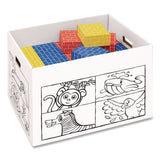 Bankers Box® At Play Color in Toy Box, Animal Design, 1 Section, 5.25 Cu Ft, 28" x 18" x 18", White/Black (FEL1231701) Each