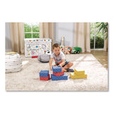 Bankers Box® At Play Color in Toy Box, Sports Design, 1 Section, 5.25 cu ft, 28" x 18" x 18", White/Black (FEL1231601) Each