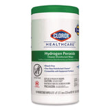 Clorox Healthcare® Hydrogen Peroxide Cleaner Disinfectant Wipes, 6.75 x 9, White, 95/Canister (CLO30824EA) Each
