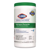 Clorox Healthcare® Hydrogen Peroxide Cleaner Disinfectant Wipes, 6.75 x 9, White, 95/Canister (CLO30824EA) Each