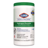 Clorox Healthcare® Hydrogen Peroxide Cleaner Disinfectant Wipes, 6.75 x 9, White, 95/Canister (CLO30824EA) Each