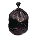 Heritage High-Density Waste Can Liners, 33 gal, 16 mic, 33 x 40, Black, Roll, 250/Carton (HERZ6640VKR01) Case of 250