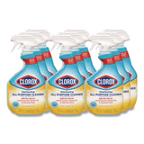 Clorox® Disinfecting All Purpose Cleaner Spray, Crisp Lemon Scent, 32 oz Bottle, 9/Carton (CLO60044CT) Case of 9