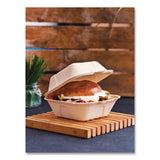 Vegware™ Nourish Molded Fiber Takeout Containers, Compostable, 5.9 x 5.9 x 2.9, White, Sugarcane, 400/Carton (VEGVWHC6NFA) Case of 400