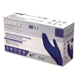 Ammex Professional® Nitrile Exam Gloves, Powder-Free, Small, Indigo, 100/Box (AXCAINPF42100BX) Box of 100