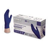Ammex Professional® Nitrile Exam Gloves, Powder-Free, Small, Indigo, 100/Box (AXCAINPF42100BX) Box of 100