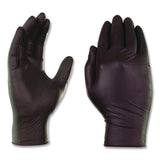 X3® Industrial Nitrile Gloves, 2X-Large, Black, 100/Box (AXCBX349100BX) Box of 100