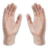 X3® Industrial Vinyl Gloves, Small, Clear, 100/Box (AXCGPX342100BX) Box of 100