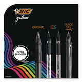 BIC® Gel-ocity STIC Gel Pen, Stick, Medium 0.7 mm, Randomly Selected Ink and Barrel Color Assortment, 14/Pack (BICRGSMP14AST) Pack of 14