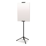 Excello Global Products® Blank Floor Sign Stand, Holds Posters Up to 77", 26" to 86" Tall, Black Stand, White Face (EXOEGPHD0523) Each