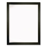 Global Printed Products Indoor Window Sign Holder, 8.5 x 11 Insert, Black Frame, 5/Pack (GPUSPLS8X11FMP) Pack of 5