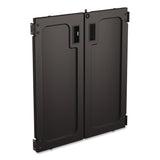 Suncast Commercial® Lockable Door Accessory for Suncast Commercial Full-Size Housekeeping Carts HKC1000/HKC2000, Plastic, Black (SUAHKCBMDOOR) Each