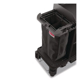 Suncast Commercial® Divided Bag for Suncast Commercial Full-Size and Compact-Size Housekeeping Carts, 25.4 gal, 15.6" x 12.52" x 29.95", Black (SUAHKCBAG02D) Each